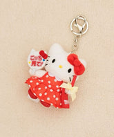 Sanrio x And St Me% Hello Kitty Plush Keychain - Pink Dots
